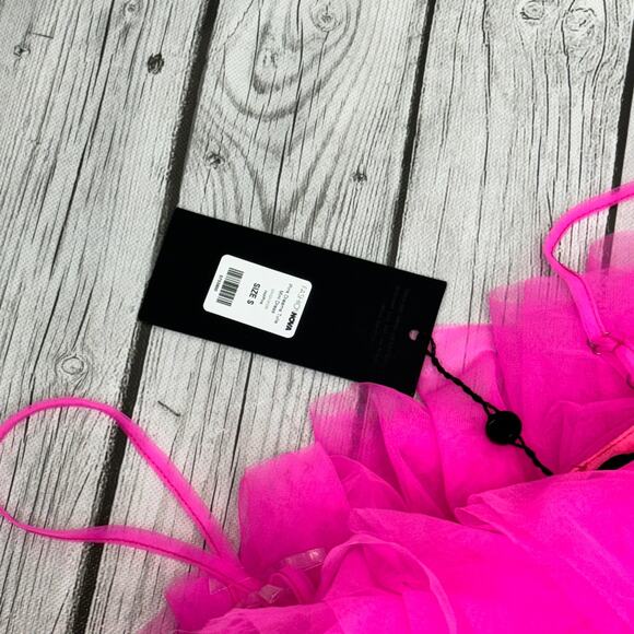 NWT Fashion Nova Pink Dreams Tulle Mini Dress Size Small - Picture 7 of 7